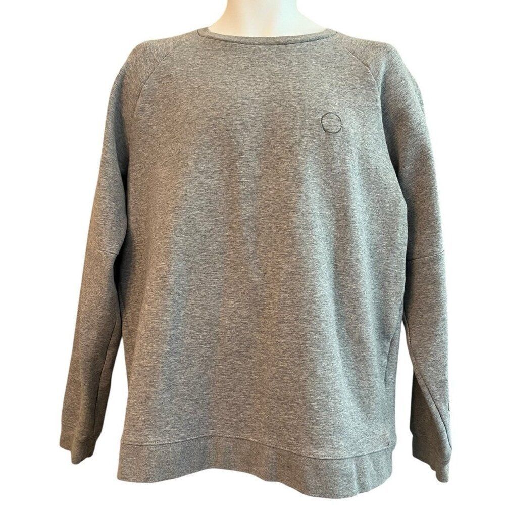 Cloak Crewneck Sweater Mens XL Gray Pullover Hidden in Plain Sight  C Logo
